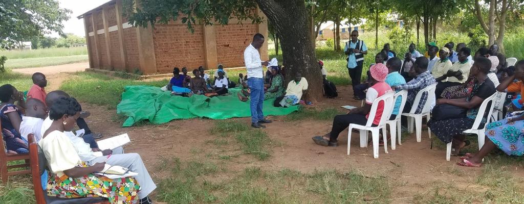 Community engagement on climate smart agriculture inputs in Kitgum Maditi Sub county Community engagement on climate smart agriculture inputs