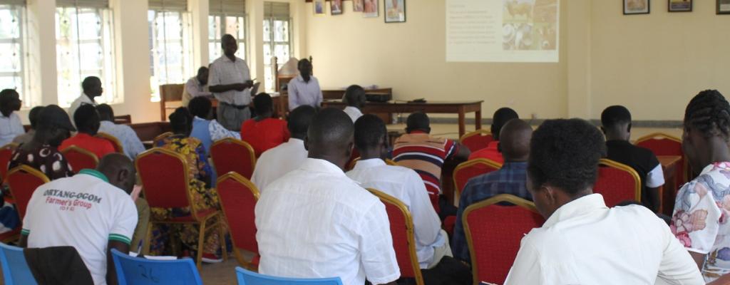 E-Voucher Management System training under the Uganda Climate Smart Agriculture Transformation Project in the District Council Hall E-Voucher Management System training under the Uganda Climate Smart Agriculture Transformation Project in the District Council H